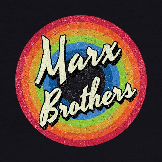 Vintage Style circle - marx brothers by henryshifter